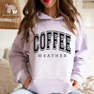 Coffee Weather Orchid Hoodie Unisex Sweaters Pullover Casual Long Sleeve