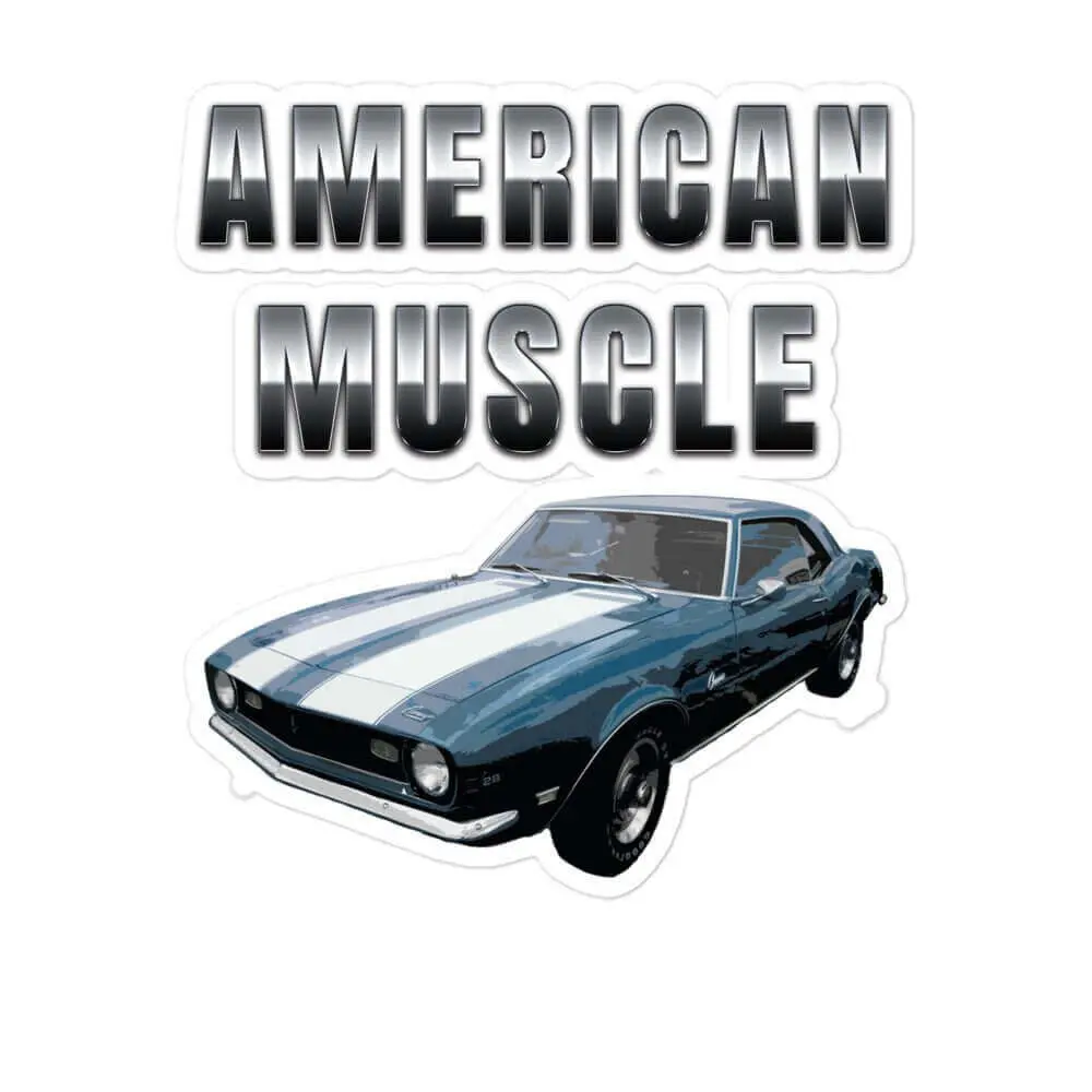 American Muscle - Chevy Camaro Z28 - Bubble-free stickers