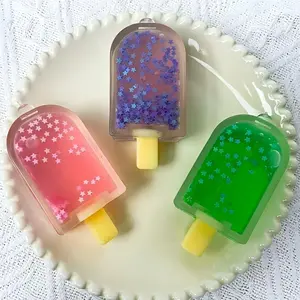 Taba Squishy Glitter Popsicle Fidget Squishes Ice Cream Fake Food Squishy Relieve Anxiety Stress Relief Vent Toys Pudding Gift