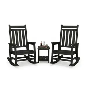 All-Weather HDPE Patio Rocking Chairs– Heavy Duty Outdoor Rocker for Porch,Heavy Duty, Weather Resistant, Ideal for Porch, Deck & Garden