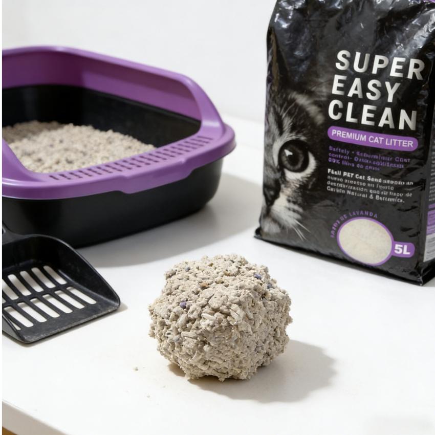 5L Premium Lavender Bentonite Cat Litter | Fast Clumping & Odor Control