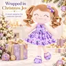 Gloveleya Plush Dolls for Girls, Strawberry Grape Fruit Soft Baby Toy, Cute Christmas Gift & 1st Birthday Present for Toddlers 0-6 Years, Lightweight Cuddle Buddy, Holiday Stocking Stuffer Nursery Room Decor