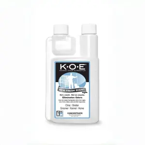*NEW* K.O.E.16oz concentrate -Koe odor eliminator for pets - Koe dog odor eliminator - Non-Enzymatic Formula Safe for Small Pets & Children- Kennel Odor Eliminator - cat stuff for indoor - dog odor eliminator - Hamster(Apricot, Fresh Scent, Original)