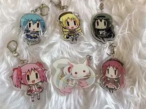 Magica Acrylic Keychains Chibi art, Perfect For Bags, Keys, Or Gifts. Great For Daily Use