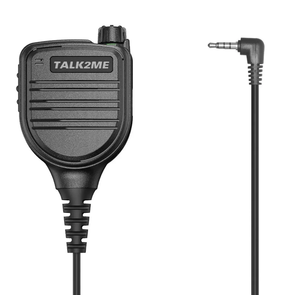 FUSION Y (3.5mm) Port Powered Microphone Series for FUSION X GLOBAL LTE/Wi-Fi Walkie Talkies - Universal works with most PoC and Analog Radios - Powerful Sound (y4 Port)