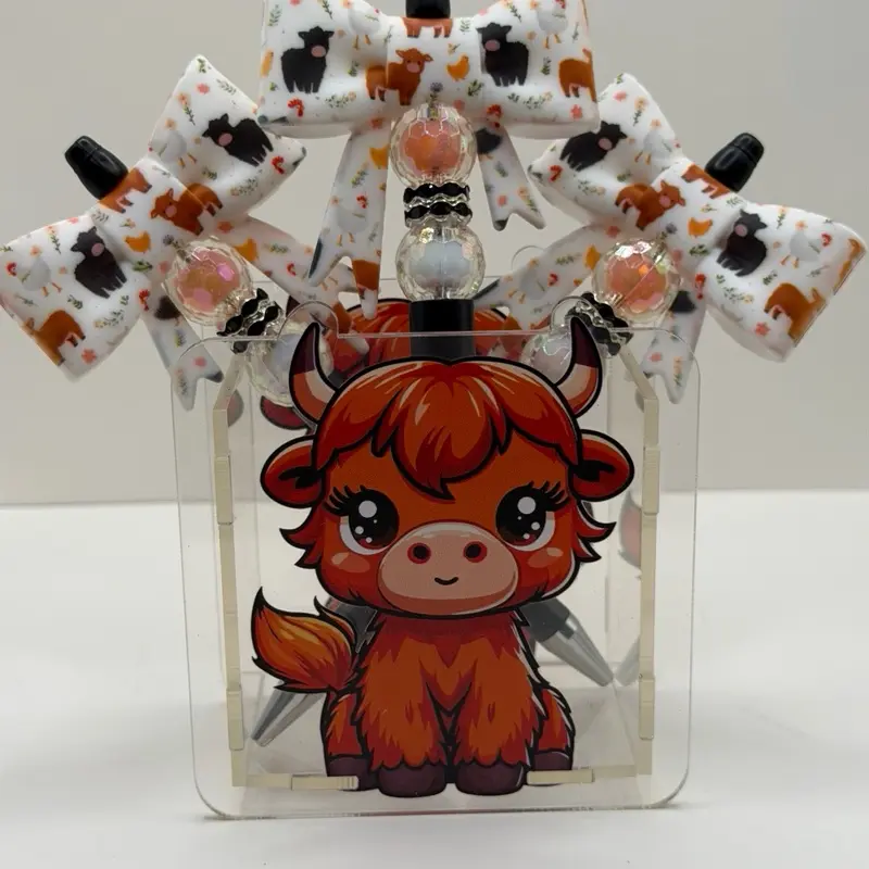 Acrylic Pen Holder *LIVE CLAIMS ONLY* Several different designs to choose from. Assembly Required! NOTE: Pens are not included, sold separately.