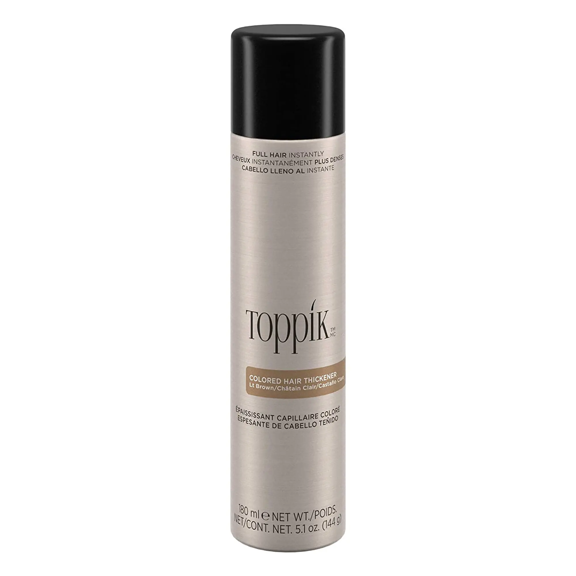 Toppik Colored Hair Thickener Spray - Light Brown 5oz, Haircare, Gentle