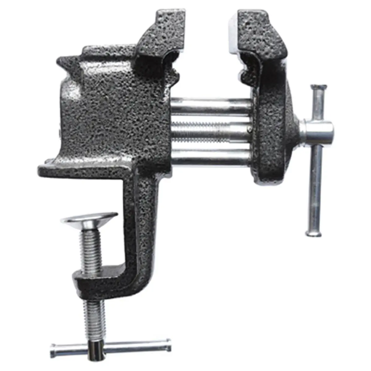 212 MAIN Bessey Tools BV-C030 Cast Iron Clamp-On Bench Vise - 3 in, Light Duty, Anvil Feature, Swivel Base, Pipe Capacity Compatibility