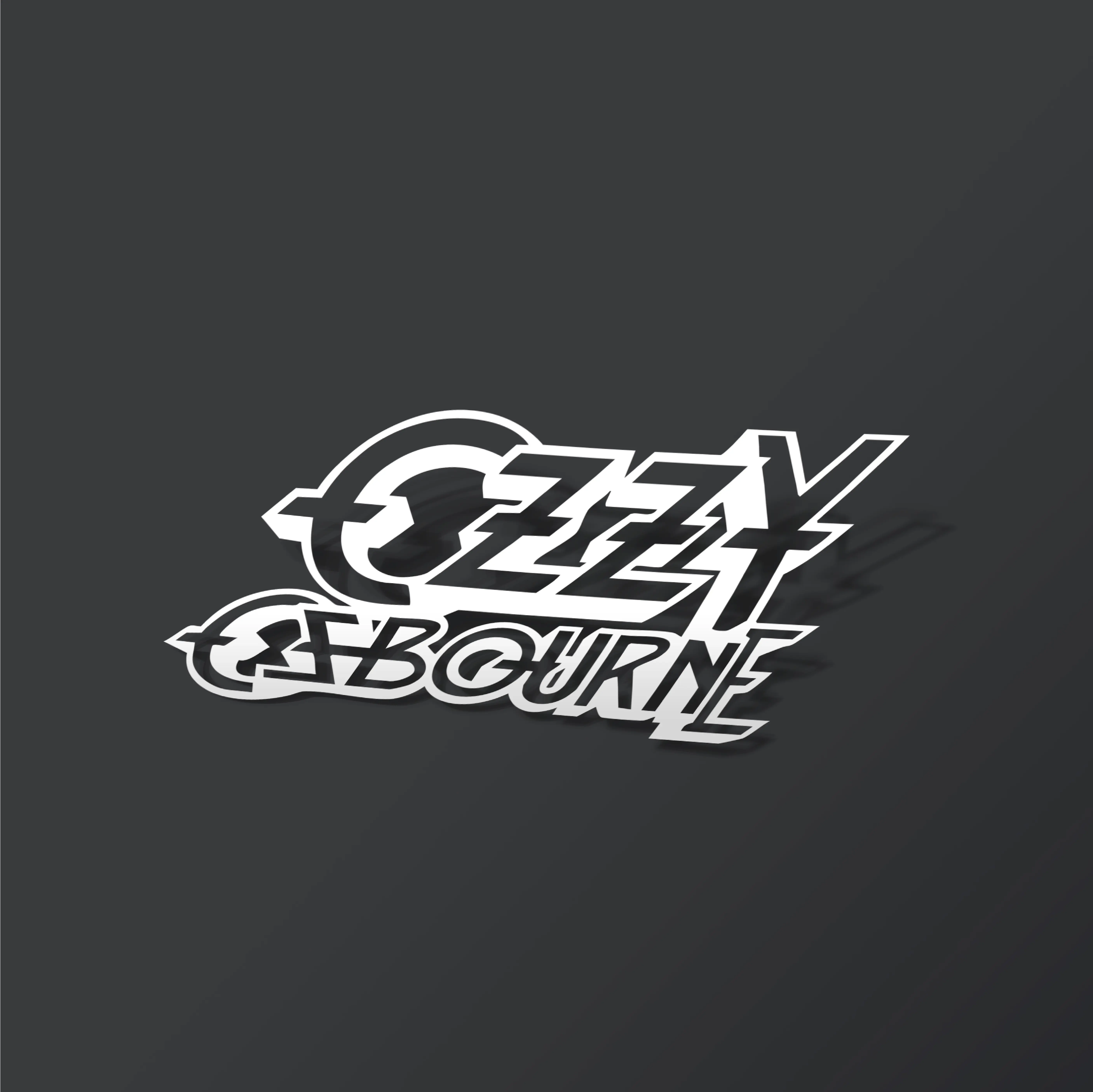 Ozzy Osbourne Logo Vinyl Decal – Rock Band Car Window Sticker Premium ...