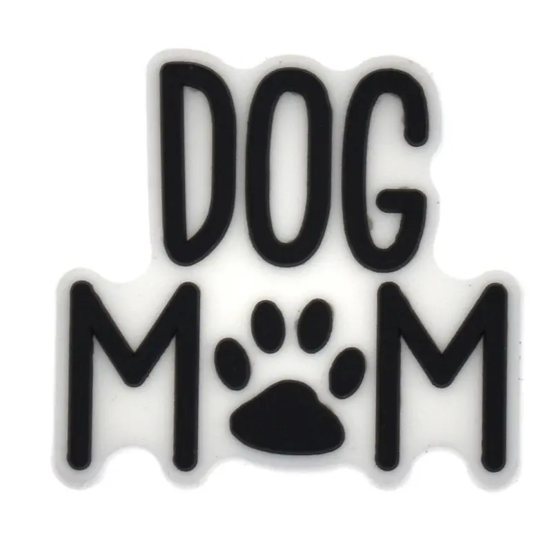 Dog Mom and Dog Dad Shoe Decoration for Crocs - Fits All Crocs Styles - Comfort, Footwear Cool Girls' Charm