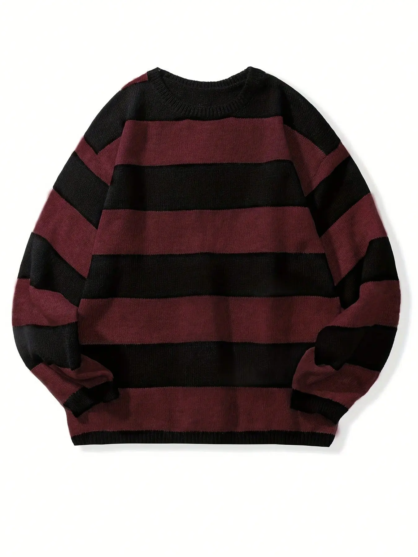 Autumn & Winter New American Boyfriend Style Loose Fit High School Teenager Sweater, Couple Matching Striped Design for Men & Women