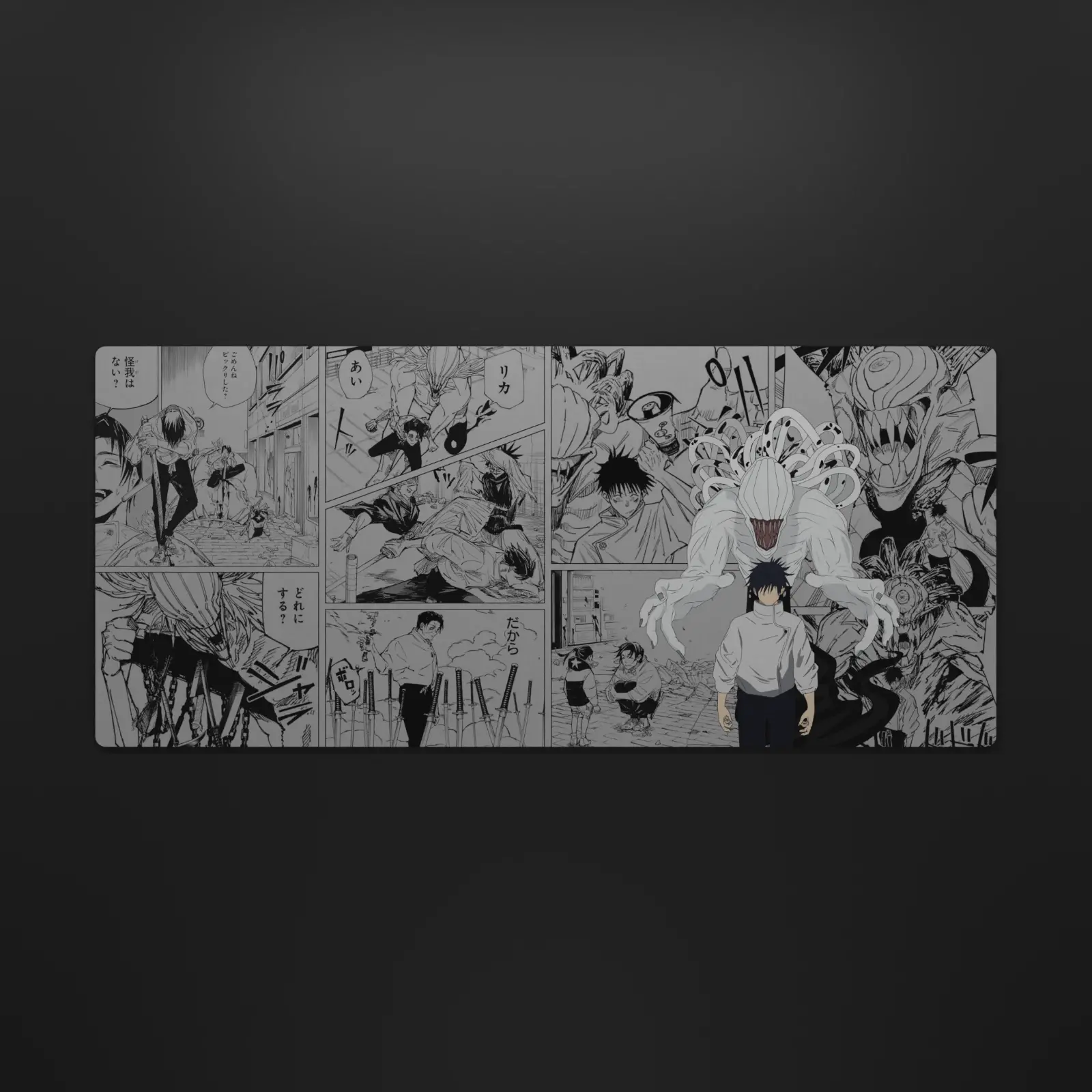 KenoKeys JJK Yuta & Rika Anime XXL Gaming Deskmat/Mousepad