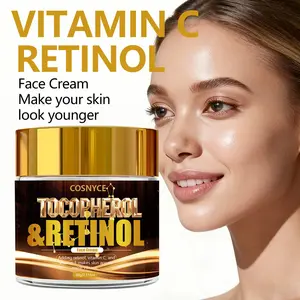 60g Retinol Cream with Vitamin E & C, Smooth Moisturizing, Alcohol-Free, No Fragrance, Non-Greasy, Easy Absorption, Suitable for All Skin Types