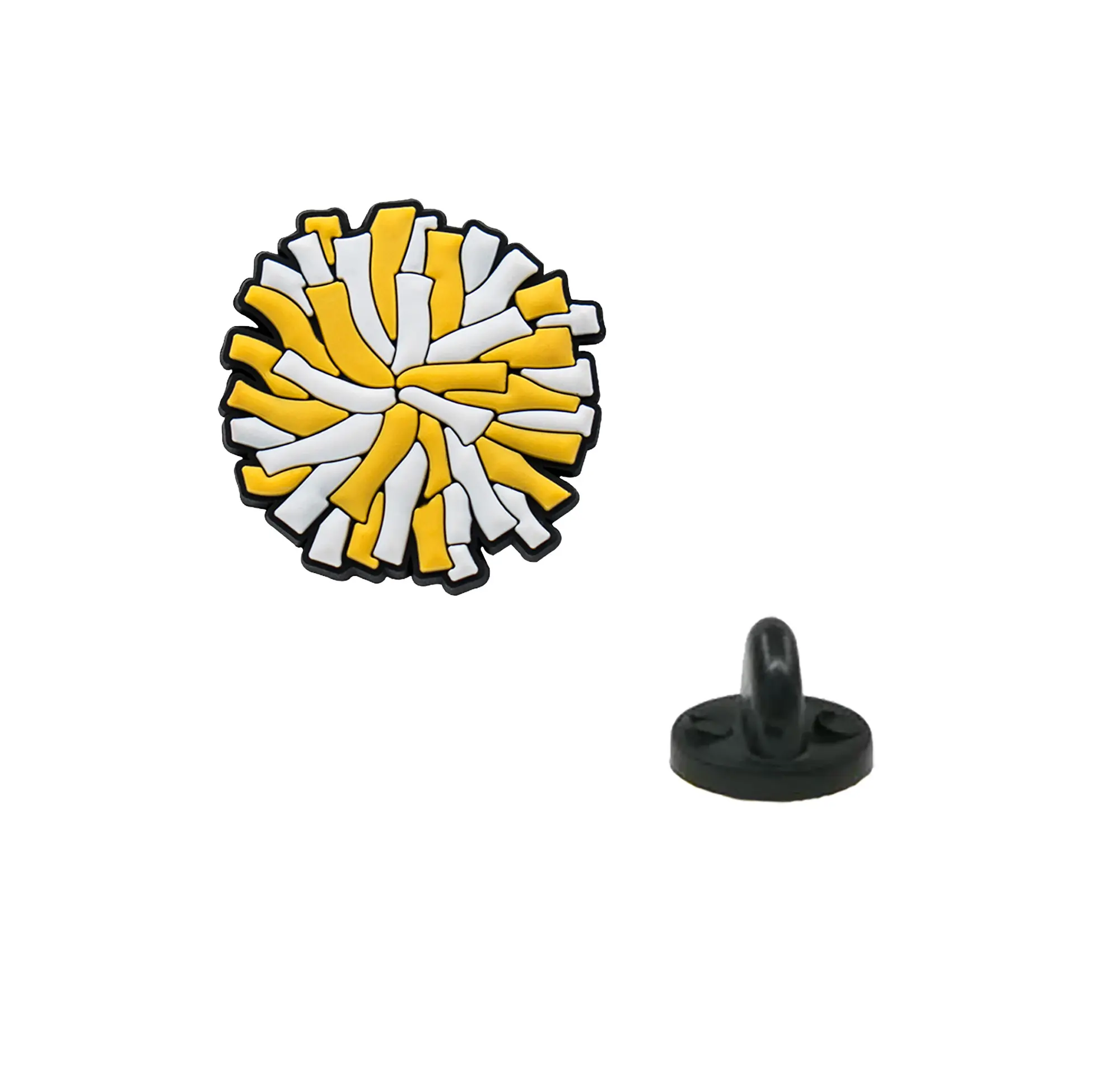 Cheerleader Yellow Apparel Pin Badge Pin Lapel Pin Yazzle Dazzle