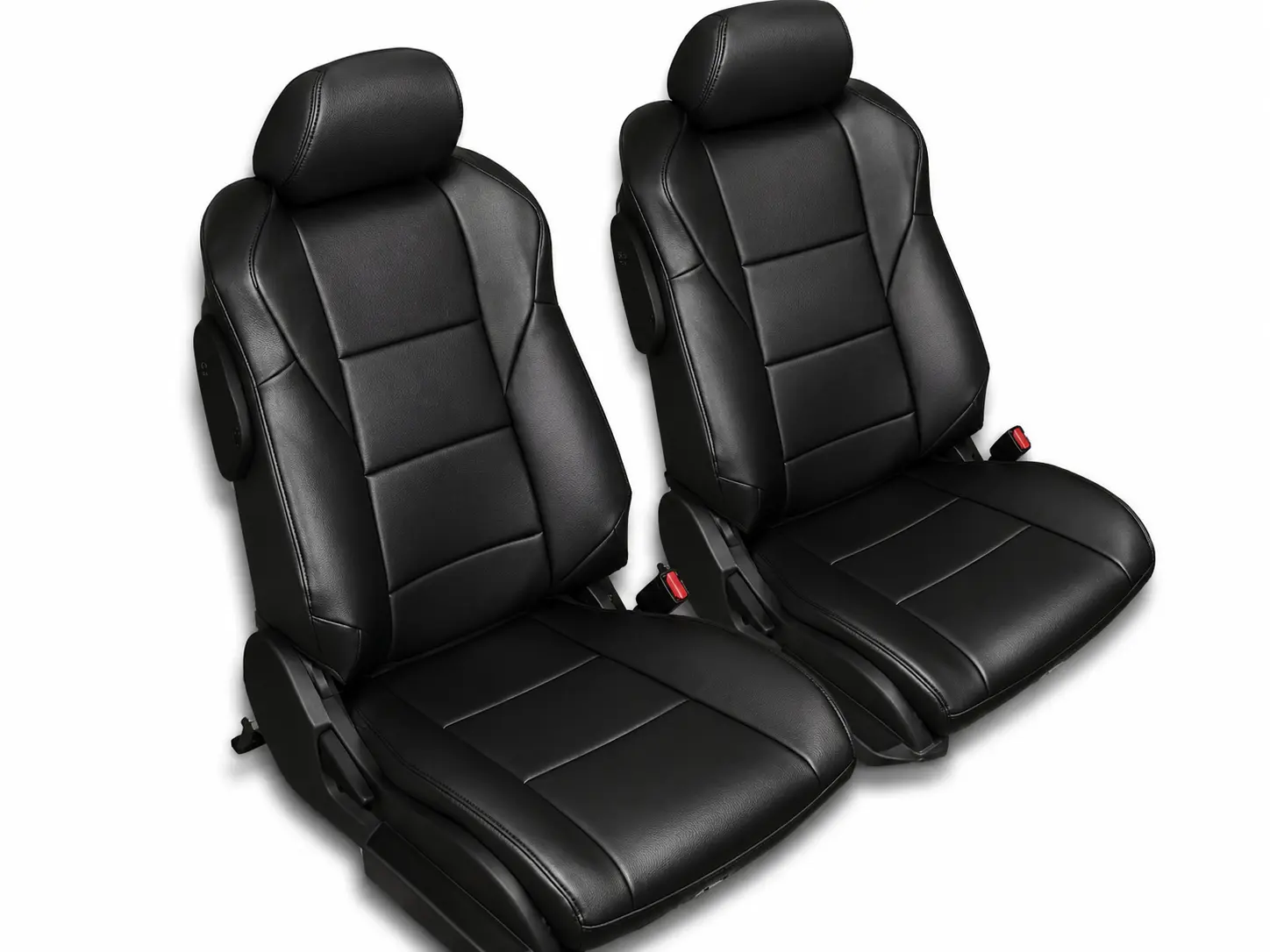 For NISSAN 350Z 2006~2009, IGGEE Premium Leatherette, 2 Front seats, Original fit