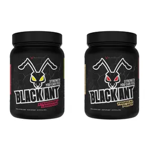 Bucked Up ALL NEW Black Ant Pre-Workout | Advanced Formula with Creatine & Black Ant Extract | 20/40 Servings Fitness Endurance Supplement Edible Dietary Supplement