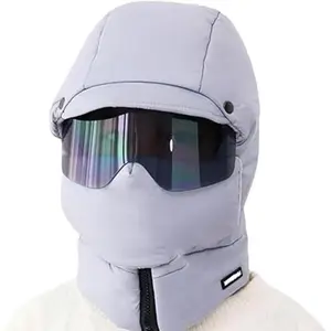 Winter 2025 Windproof Full Cover Outdoor Riding Mask with Glasses, Mask,Winter Windproof Full Cover Balaclava