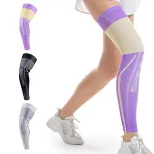 1Pcs Full Leg Compression Sleeves Leg Protector for Thigh Calf Knee, Running, Basketball