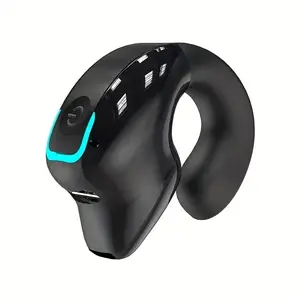 Wireless Earbuds with Noise Cancellation, Clip-On Design, Rechargeable Lithium Polymer Battery, Comfortable for Sports & Camping