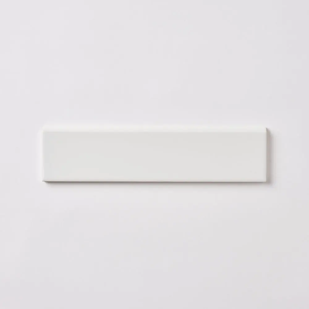 Venice Blanco 2x10 Bullnose Ceramic Tile Glossy/Matte