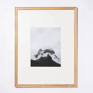 20" x 26" Matted to 11" x 14" Gallery Frame Natural Wood - Threshold designed
