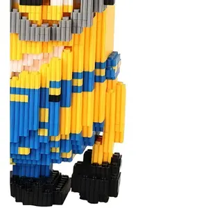 2026 New Cute Character-Inspired Micro 3D Building Block Model, 12,000+ PCS DIY Assembly Craft Kit, Perfect Holiday & Birthday Gift