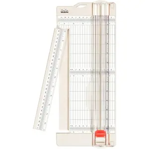 Craft Paper Trimmer and Scorer with Swing-Out Arm, 12" x 4.5" Base, Trim and Score Board, for Coupons Craft Paper and Photos