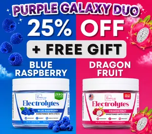 25% OFF - My Adventure to Fit Electrolytes Purple Galaxy Jars Bundle – Dragon Fruit & Blue Raspberry (Sugar-Free, Keto, 25% Off)