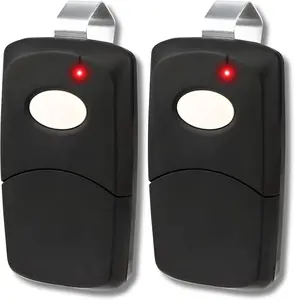 2X  Door Opener Remote for Linear Multicode 3089 308911 MCS308911, 1089, 3070, 3060, 10 dip  Gate Opener Remote 300MHz,  Clicker Replacement (Black)