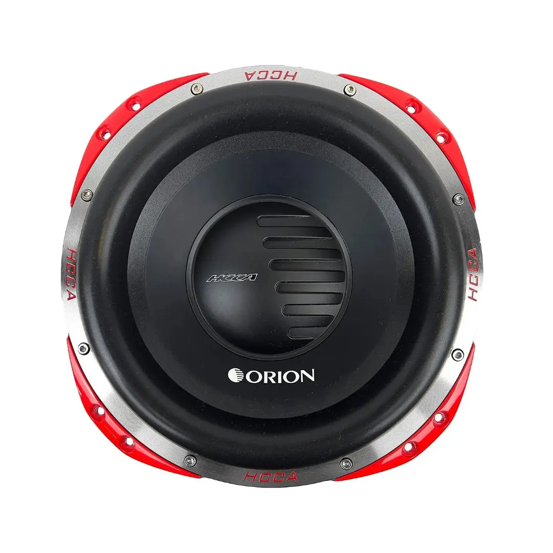 Orion HCCA124 Car Audio Subwoofer - 12 in Dual 4 Ohm Dual Voice Coil High-Performance Model with 2500W RMS Power Output, Paper Cone, Subwoofers, Deep Bass