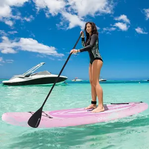 COSTWAY - Inflatable Stand-Up Paddle Board with Superior Maneuverability and Stability