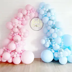 Gender Reveal Party Decorations, Baby Shower Birthday Decoration Set, Charming Blue Color Balloons Arch Kit, Perfect for Celebrations