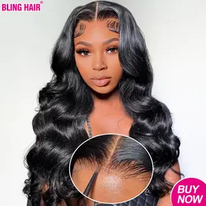 9x6 7x5 6x4 Body Wave Glueless Wig Human Hair HD Transparent Lace Melt All Skins 150% Density Lace Closure Human Hair Wigs Ready to Wear No Glue Needed Raw Hair Natural Hairline