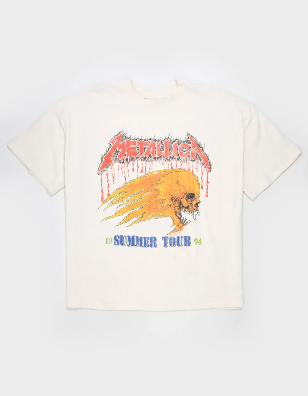 METALLICA Tour Mens Boxy Tee