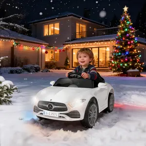 Mercedes-Benz CLS 350 12V Kids Ride-On Toy Car with Parents Control Four Wheels Suspension Music LED Lights USB Gift for Kids Perfect Gift