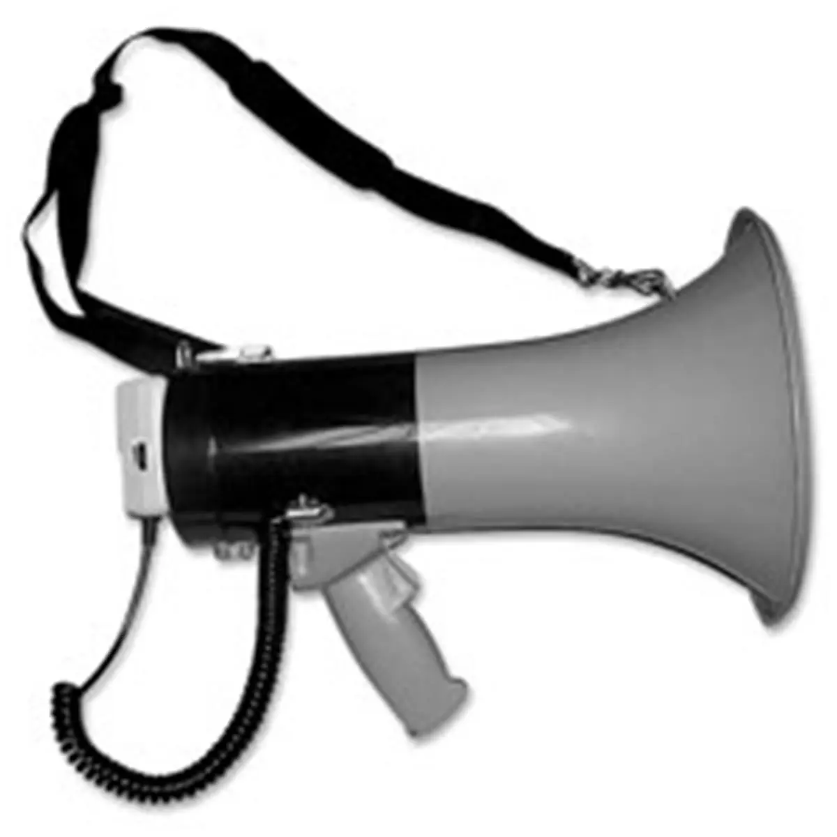 Tatco TCO27900 Gray-Blue Megaphone Speakers with 800-Yard Range, Adjustable Vol
