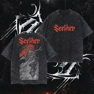 Retro Limited Seether Heavy Metal Shirt, Unisex Oversize Rock Band Washed Heavyweight Cotton T-shirt, Gift For Rock Music Lovers , Gothic Punk Emo Grung