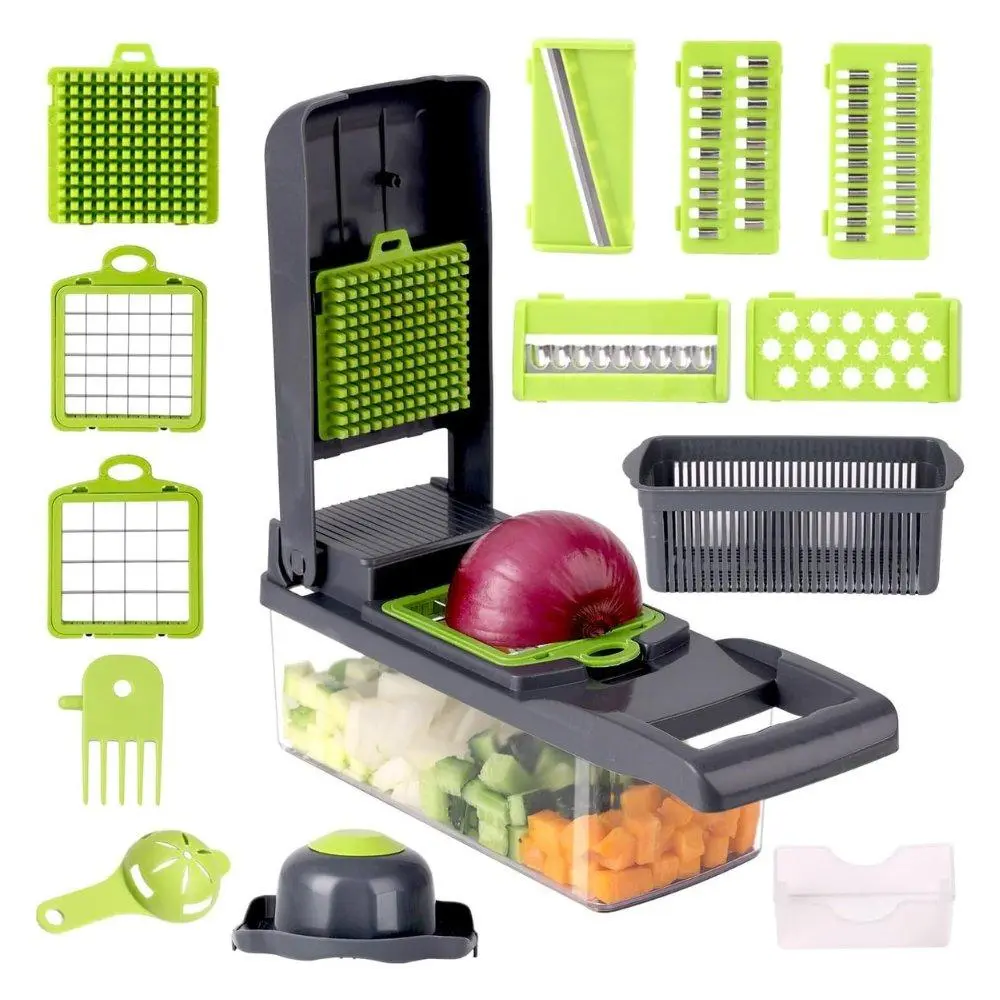 QJ Vegetable Chopper, Electric Kitchen Food Processor for Home Vegetable Preparation