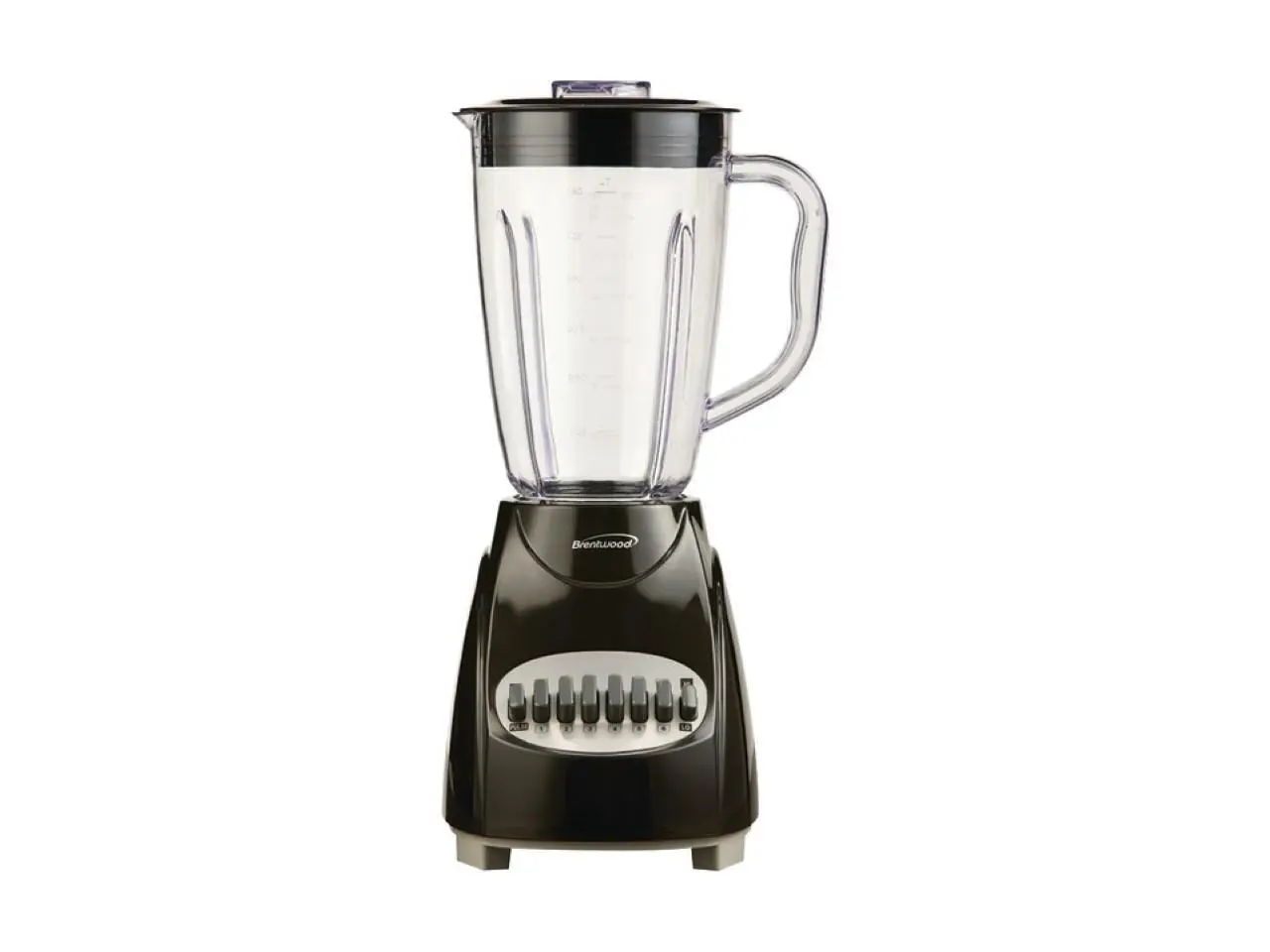 Brentwood JB-220B 12-Speed Blender Plastic Jar (Black)