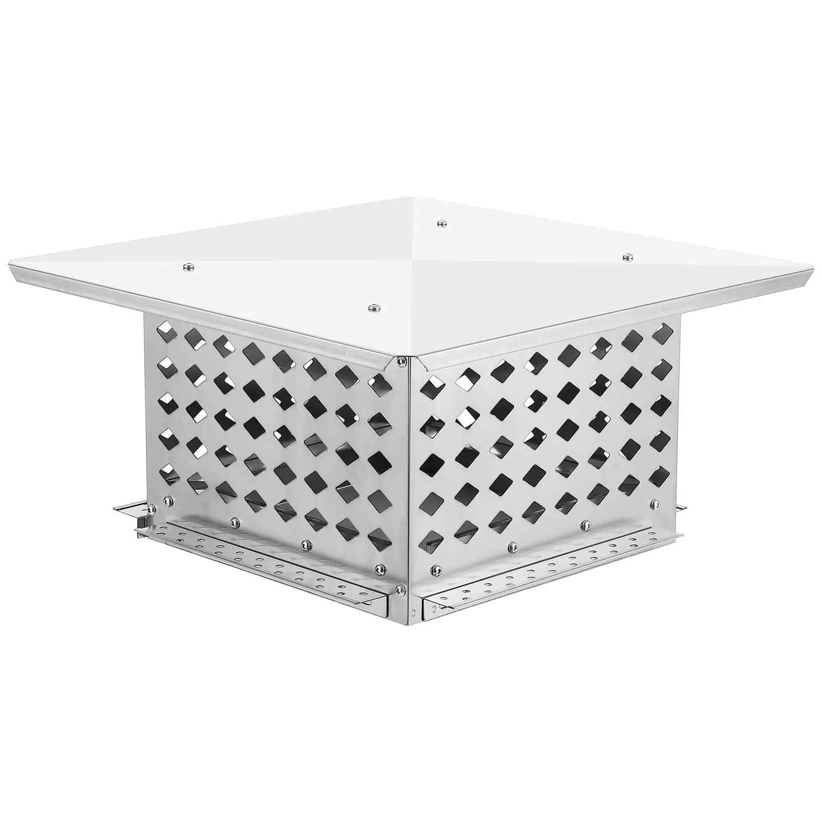 GAOMON 13" x 13" Chimney Cover, Chimney Rain Caps, Fireplace Chimney Caps for Outside Adjustable Bottom to Fit Existing Clay Flue Tile Sizes