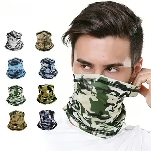 Unisex Adults’ Camo Neck Gaiter (3 Pcs/4 Pcs) - UPF 50+ UV Protection, Cooling, Breathable Bandana Face Scarf Mask - SunSafeTok OutdoorTok CyclingTok for Hiking, Cycling, Summer Outdoor Activities