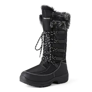 DREAM PAIRS Women's Cozy Waterproof Cold-Weather Mid-Calf Winter Snow Shoes, Faux Fur-Lined Warm Footwear