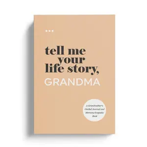 Grandma's Life Story Notebook, Office Stationery Notebook, Ideal Gift for Grandma
