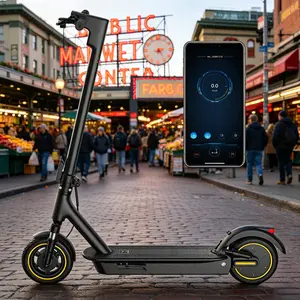C9MPH Fast Electric Scooter | 500W Motor, 10" Tires, App Control, LED Lights & Dual Brakes for Adults