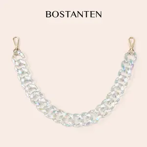【BUY BUM BAG GET FREE 】BOSTANTEN Handbag Chain Straps Purse Chain Strap Fashionable Replacement for bum bag