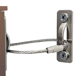 6 Sets Anti Tip Furniture Anchors for Baby Proofing Earthquake Straps Secure Furniture to Wall Childproof Home Safety 10in