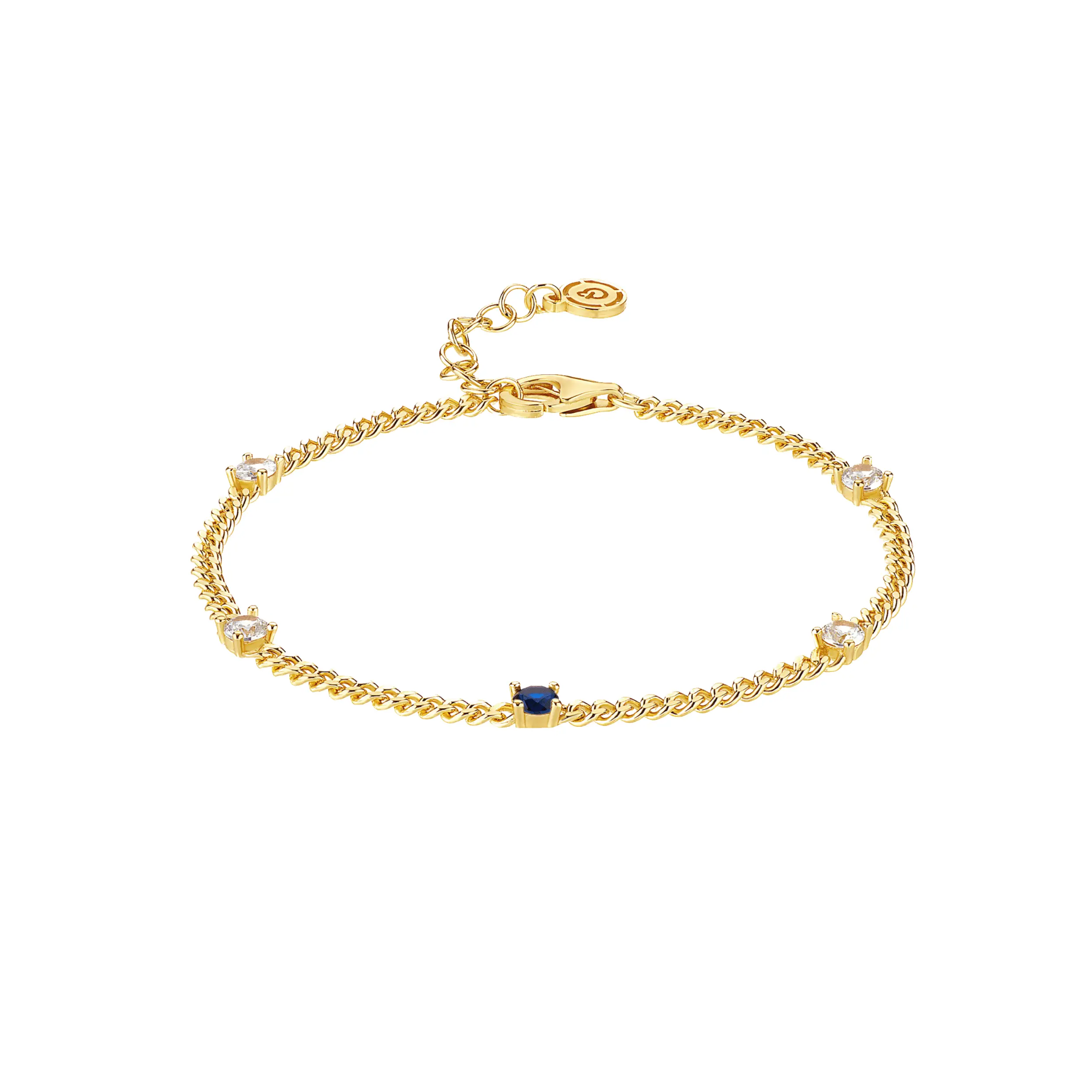 Birthstone Bracelet December 18ct Gold Plated