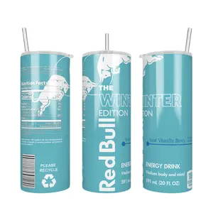 Red Bull The Winter Edition Iced Vanilla Berry Tumbler Wrap
