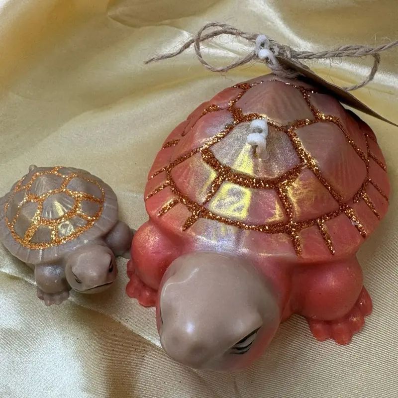 Handmade Sea Turtle Scented Soy Wax Candle - Summer Collection