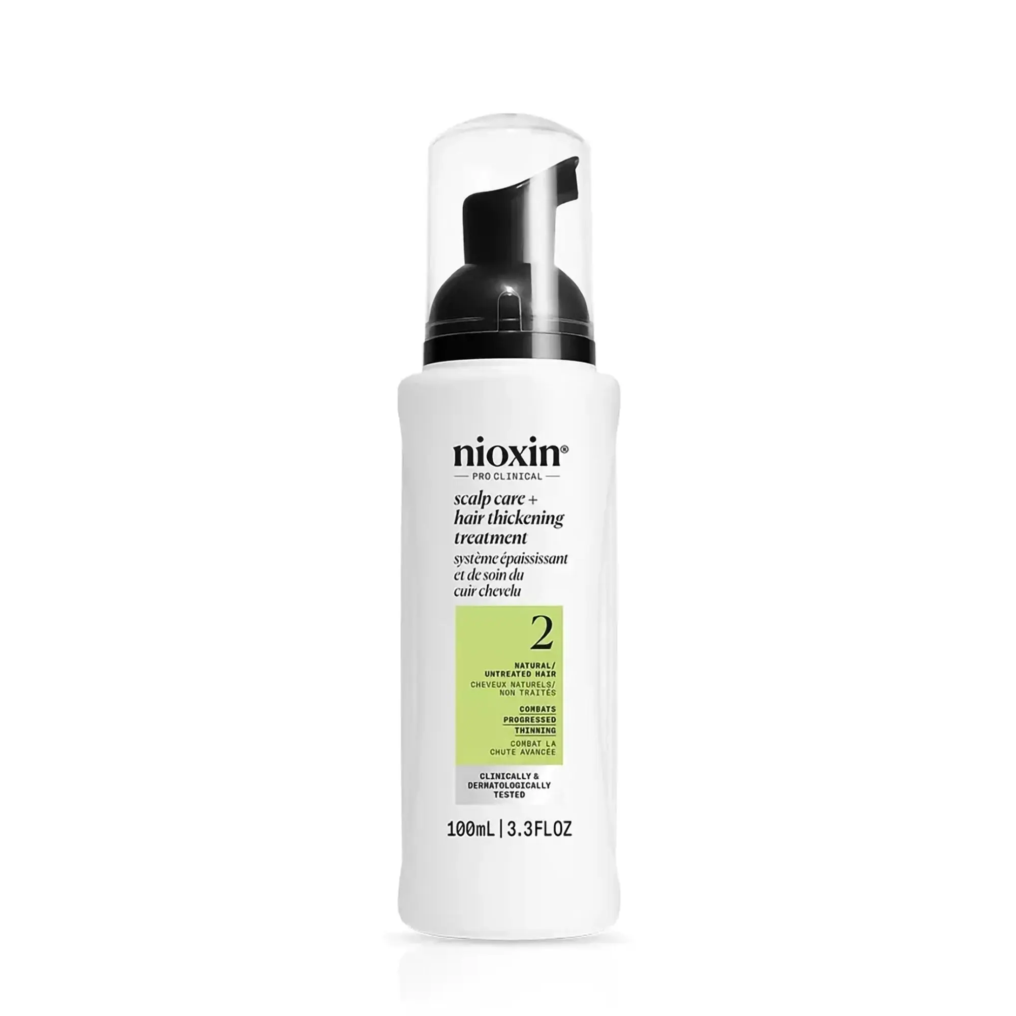 Nioxin System 2 Scalp Care & Hair Thickening Treatment, Nourishing Haircare for Thin Hair with Peppermint for Freshness, Natural Extracts, Voluminous Hair
